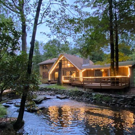 Secluded Chalet On Stream-Mins To Camelback Tannersville Eksteriør billede