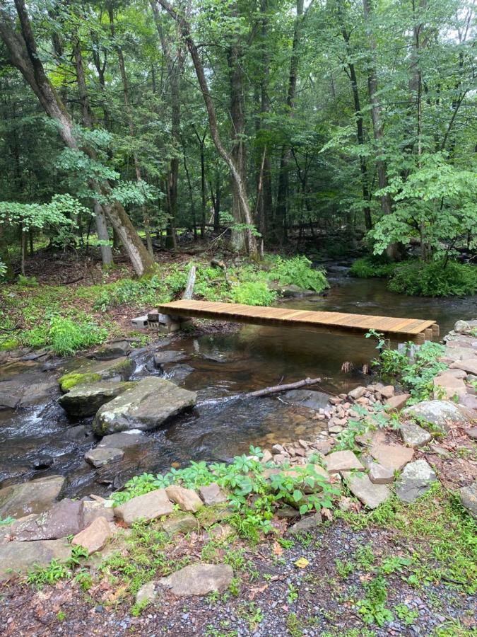 Secluded Chalet On Stream-Mins To Camelback Tannersville Eksteriør billede